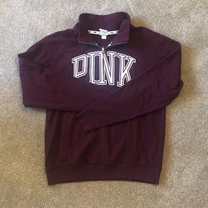 🔴Victoria’s Secret Pink Quarter ZIP